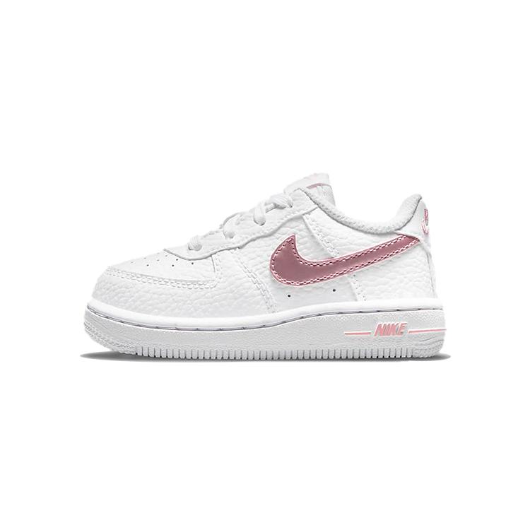 New Nike Air Force 1 Low Top Toddler Shoes Pink White Infant And Toddler CZ1691-104