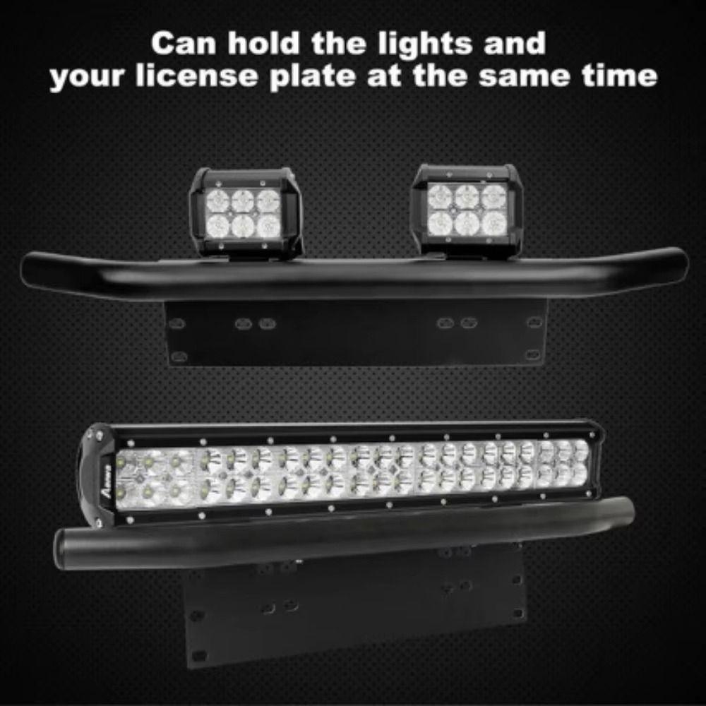 Glossy Surface License Plate Frame Anticorrosion Car License Plate Bracket  Universal