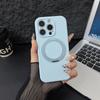 Applicable To IPhone16 Liquid Magnetic Suction Mobile Phone Case Rotating Bracket Apple 15 ProMax Silicone Anti-fall Protection Case
