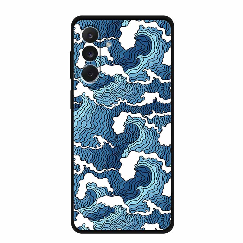 For Samsung M06 M16 M36 3D Flowers Case Soft Silicone Bumper Emboss Phone Cases for Samsung Galaxy M 06 16 36 Back Protect Cover