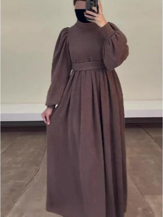 2024 Autumn Middle Eastern Style Dubai Robe Dress