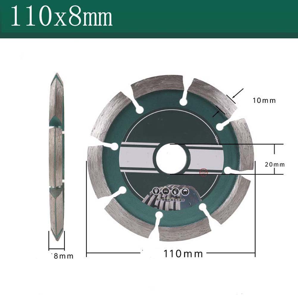 1pc 90/110/125mm V Shape Thickened Saw Blades Tool For Concrete Stone Cutting Disc Angle Grinder Accessories