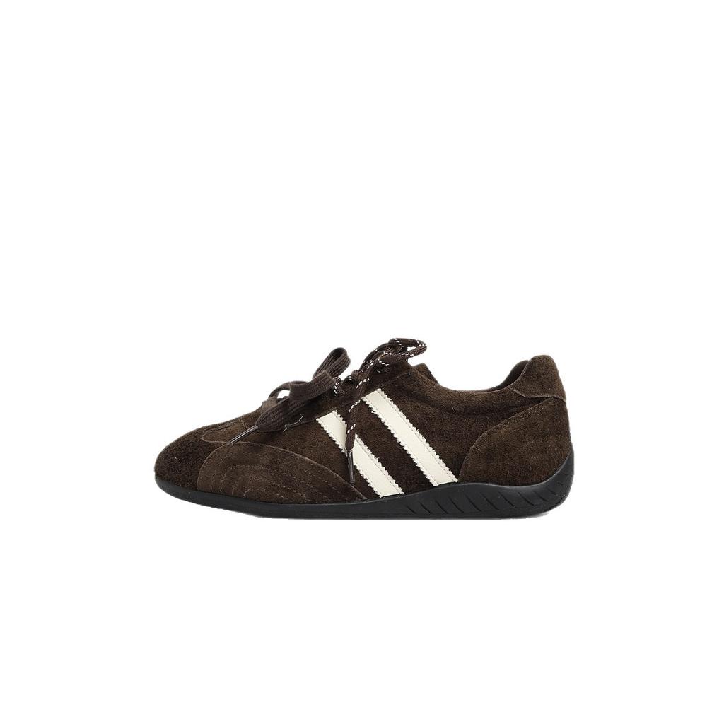 Cowhide Version Retro Inner Height Increase Women's Soft Sole Autumn New Casual Sports Shoes