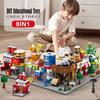 Coke Shop Street View Assembled Block Puzzle City Building Model Children's Gift Toy