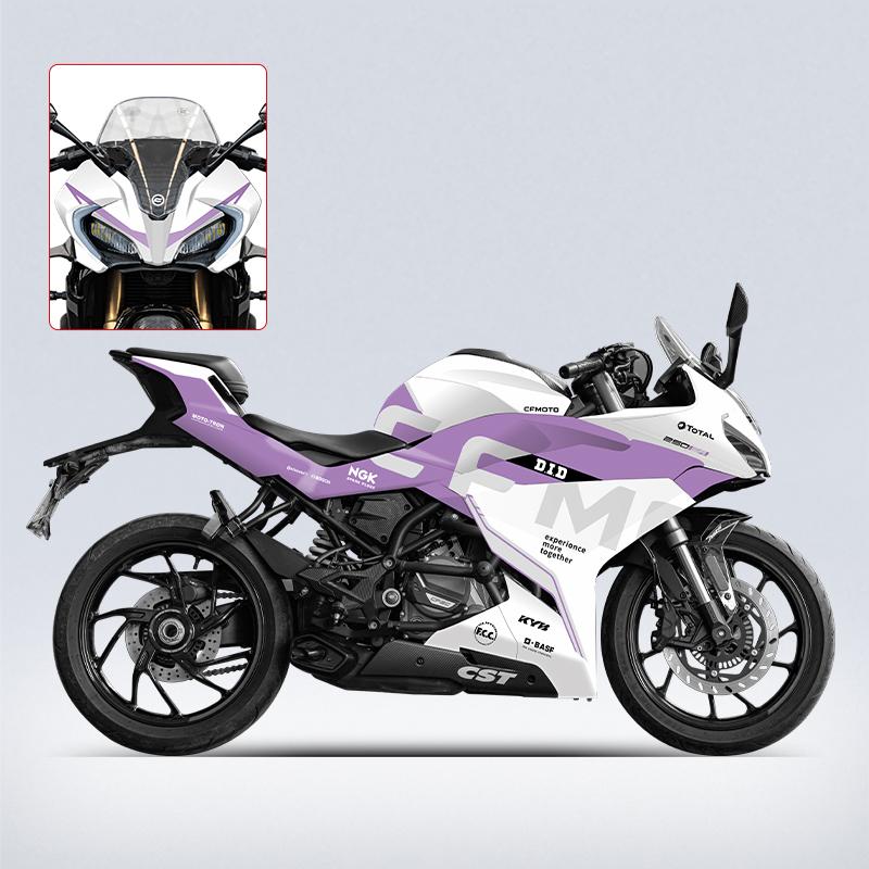 Pattern Printing Stickers Kits for Motorcycle Protection and Decoration, Used for CFMOTO 250SR 300SR 2022 2023, Various Styles