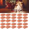 25Pcs Halloween Pumpkin‑Shaped Luminous Pin Festival Show Brooch DIY Costume Decoration