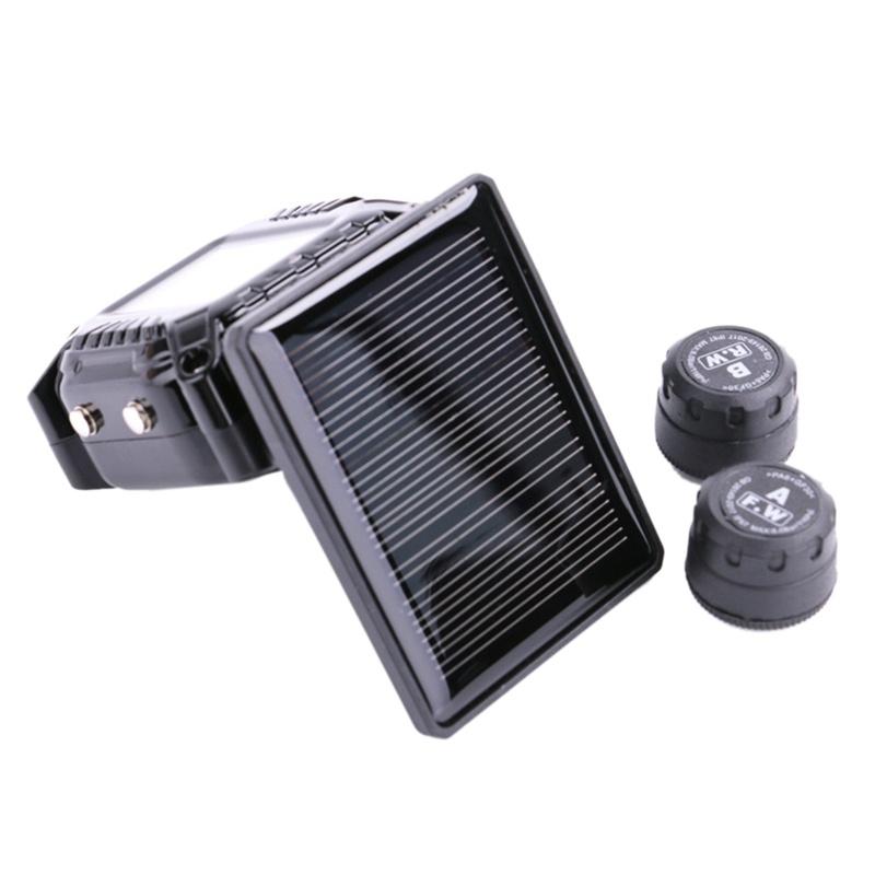 TPMS Motorcycle Moto Motor Scooter Tire Tyre Monitoring System with Solar Waterproof TMPS Real-Time