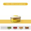Stackable Kitchen Storage Container Press Lid Vacuum Seal Technology Space Efficient Designs for Food Preservation