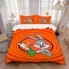 Bugs Bunny Carrot Print 3Pcs Bedding Setduvet Cover With 2 Bedropillowcase Home Birthday Gift