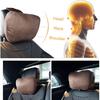 2 Stück Autositzkissen Auto-Kopfstütze Bequeme Kissen für Reisen Innenzubehör(Kopf,Schwarz)