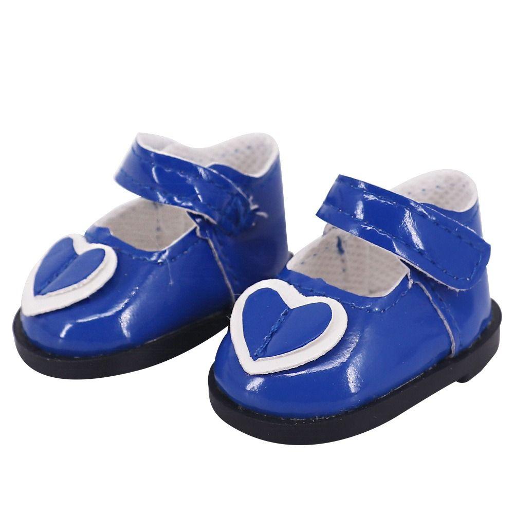 5CM Mini Doll Leather Boots Shoes Doll Butterfly Princess Shoes 20cm Cotton Doll Shoe  Kids Gifts