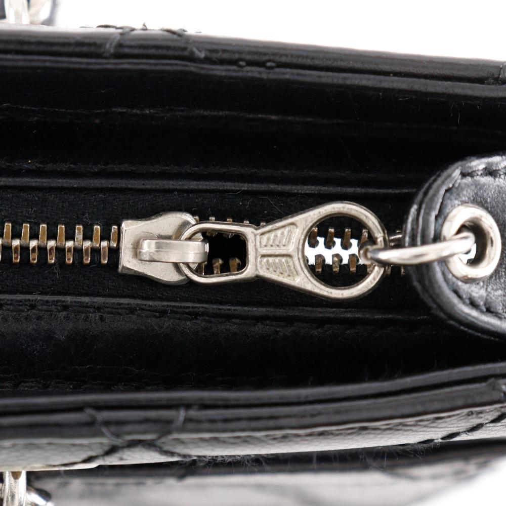 Chanel Torebka tote na łańcuszku Torebka Tote Matelasse czarna skóra Caviar Kobiety Używana