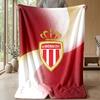 Monaco FC Soft Flannel Fleece Blanket Lightweight Cozy Warm Throw Blanket For Sofa Bed Home Decor