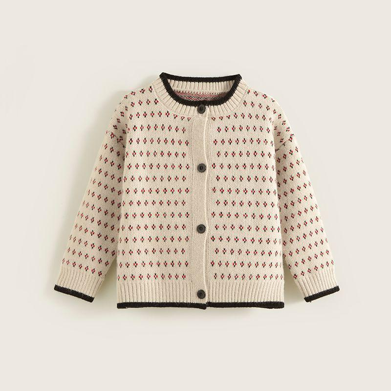 Unisex Baby Knit Cardigan for Spring & Autumn 2025 – Trendy Children's Sweater Coat In Stock
