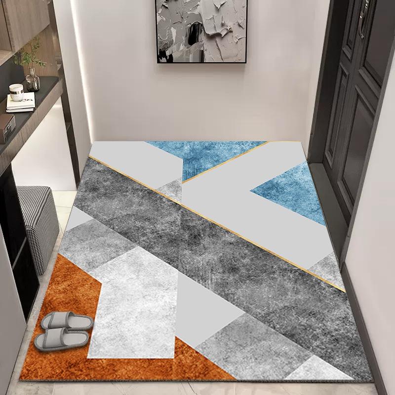 Nordisches Luxus-Druckdesign Großer Teppich Rutschfester Teppich für Wohnzimmer Schlafzimmer Weiche Bodenmatte Heimdekor Schön Klassisch