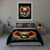 Fiery Eagle Design. Bedding Duvet Cover Sets Duvet Covers Pillowcases Gifts (1 * Duvet Cover 2 * Pillowcases, Without Duvet Insert)