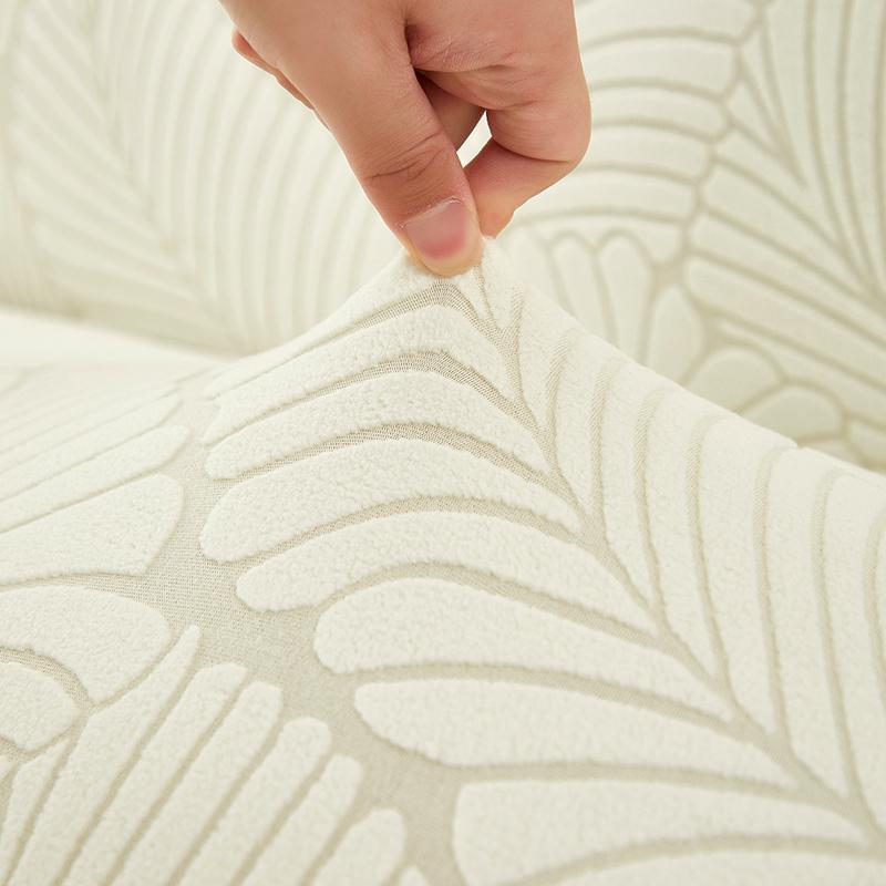 1pc Jacquard Solid Color Dining Chair Cover Elastic Dustproof Seat Slipcover Anti-dirt Anti-cat Scratches Chair Case for Wedding