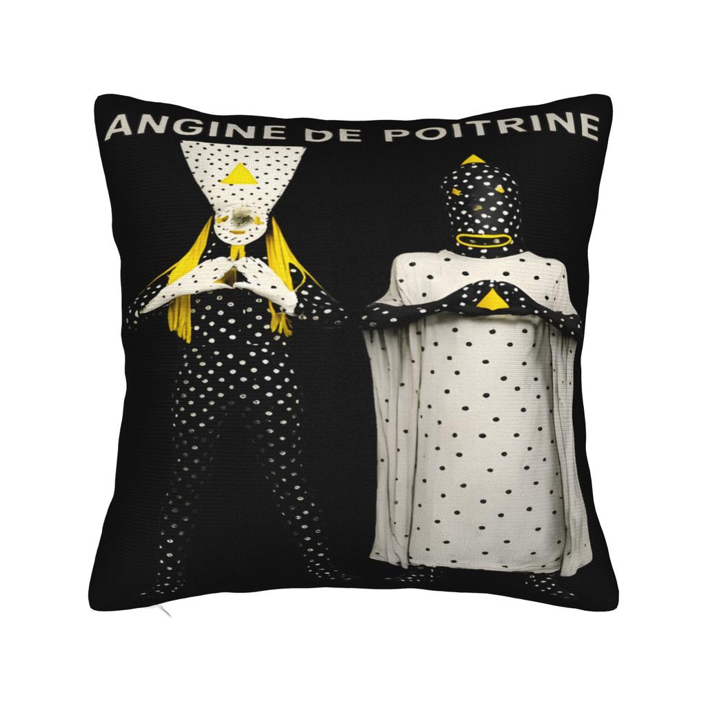 Angine De Poitrine Rock Band Pillowcases Funny Pillow Case For Chair Sofa Home Decor Design Pillow Cover