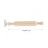 6pcs For Mini Wooden Rolling Pins 14x2cm for Children Baking and Craft Use