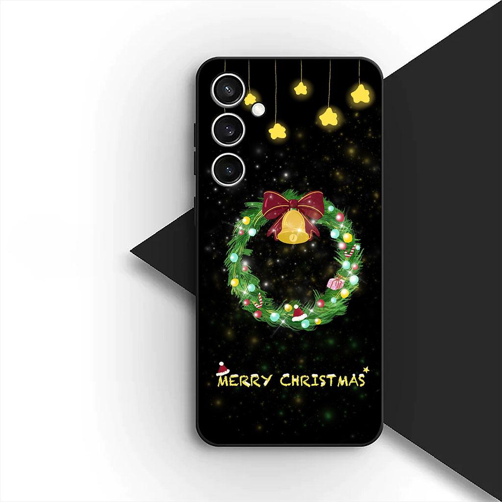 Snow Merry Christmas Tree Deer gift Silicone Phone Cover for Apple iPhone 17 Air 12 13 Pro Max Mini ProMax 7 + 8 Plus Soft Case