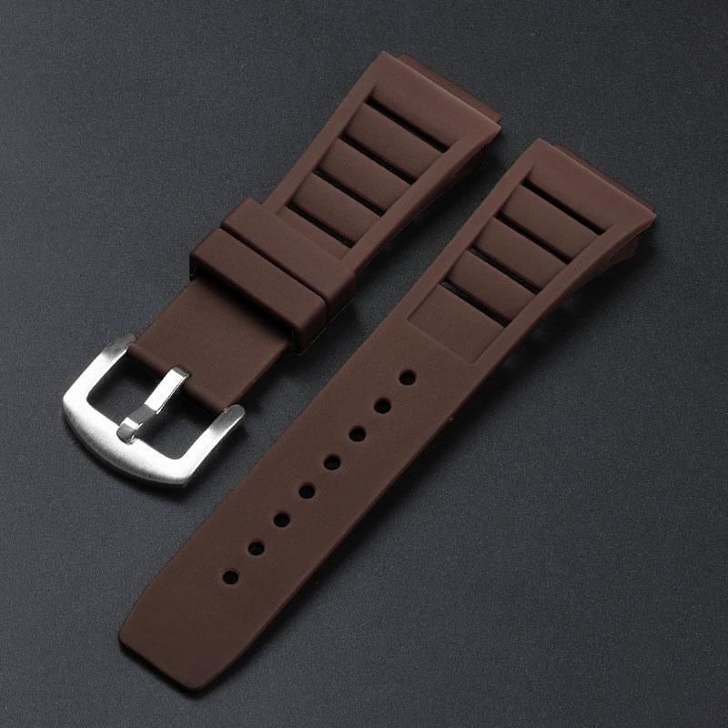 TPU Rubber Watch Straps 17mmx21mm for Richard Mille Watch Bracelet Belt Waterproof Breathable Sport Wristband for Men Watchbands