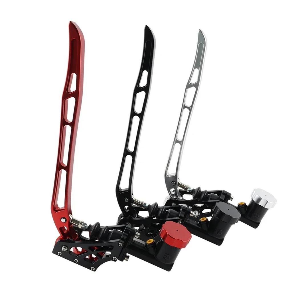 Car Handbrake Racing Hydraulic Handbrake Long Level Gear Kit Black Red Silver Hand Brake Aluminum Drift Hydro E-Brake