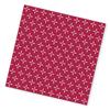 Kamawanu Cotton Furoshiki Large Hana Red - Made In Japan, 105cm X 105cm, 100% Cotton