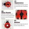 Solar Ladybug Light Outdoor Waterproof LED Garden Decor Wall Hanging Lawn Pathway Landscape Lighting for Yard Patio Statue