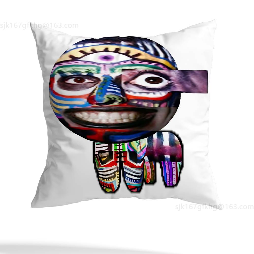 W-Will Wood  Pillow Case Sofa Living Room Bedroom Headboard Backrest Cushion Square Cushion Nap Time