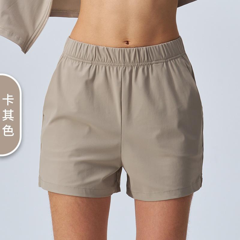 

Summer new outdoor cool three-point yoga pants loose sun protection yoga shorts open-ended outer wear casual sports pants XL хакі