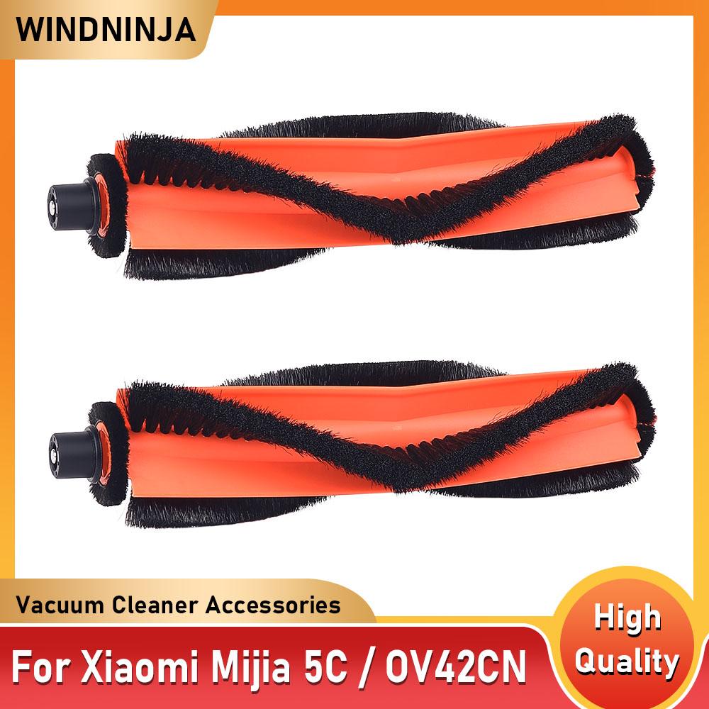 Roller Brush Accessories For Xiaomi Mijia 5C/OV42CN Robot Vacuum Cleaner Main Brush Replacement For Efficient Dust Hair Removal