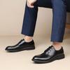 Large Size Business Leather Shoes Men's 2025 Spring New Men's Leather Casual Dress Leather Shoes Men's Derby Men's Shoes