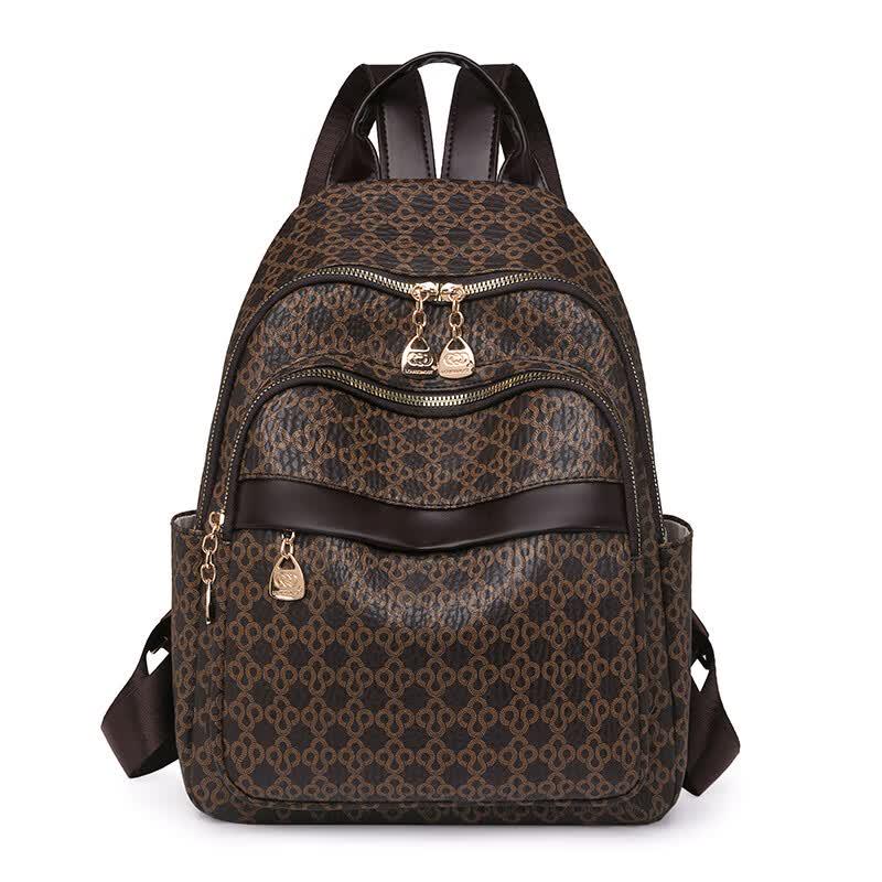 OGAR Women's Soft Leather Fashion Backpack