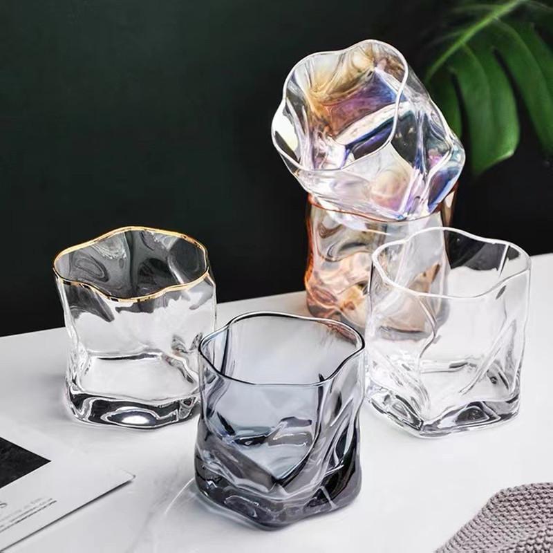 Japanisches Verdrilltes Whiskyglas Kreatives Bar Shochu Glas 150ml Bierglas Haushalts Wasserglas Exquisites Geschenk