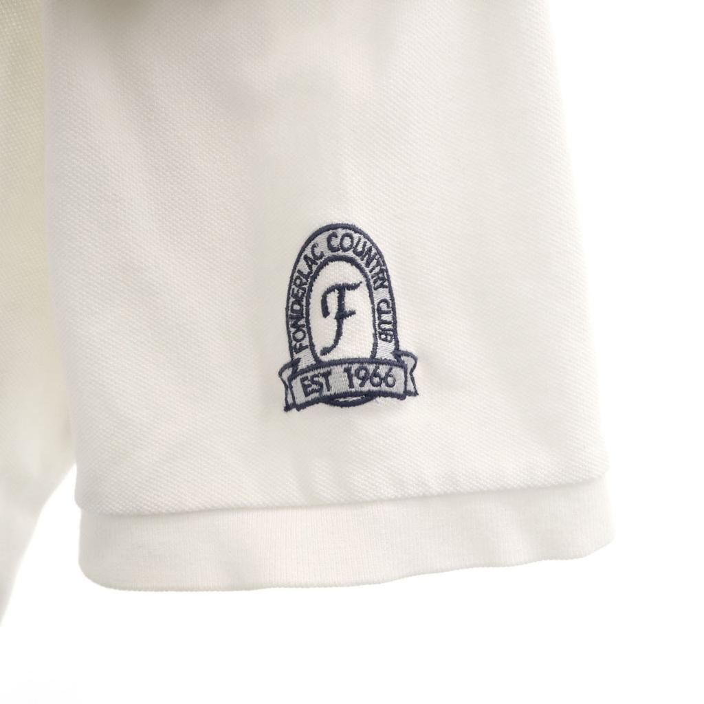 POLO GOLF Golf Short Sleeve Polo Shirt XL White RALPH LAUREN Pique Fabric Men's Used