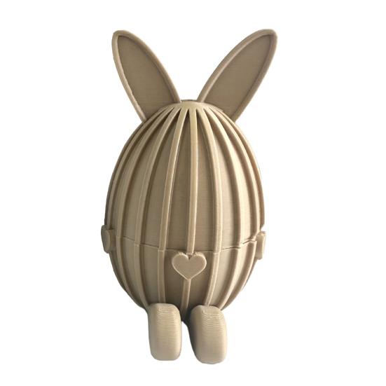 3D tištěné plnitelné velikonoční vajíčko, kloubový ohebný velikonoční zajíček s pohyblivými klouby pro dekoraci stolu, výplň do velikonočního košíku, dárky pro děti i dospělé