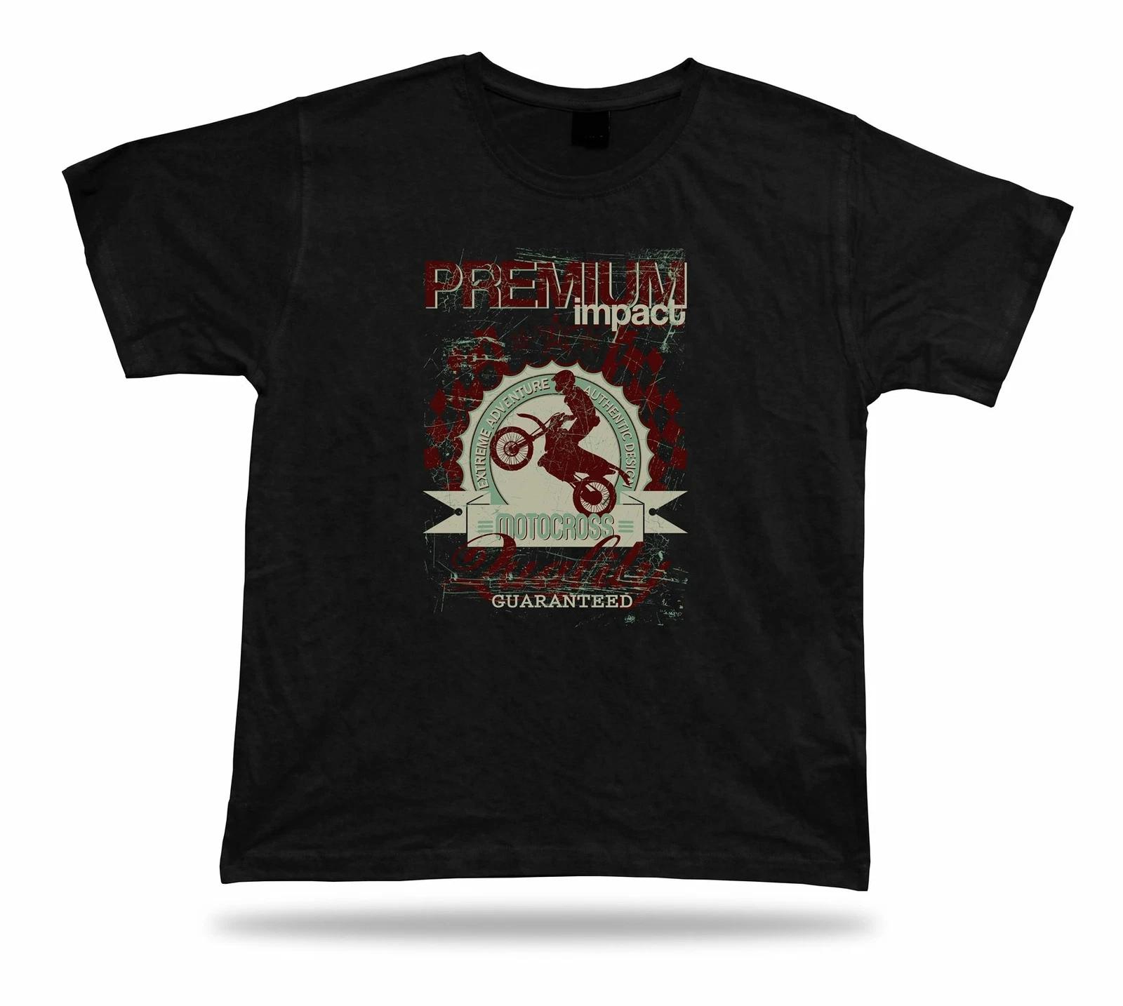 Tshirt Tee Shirt Birthday Gift Idea Motorcross Adventure Bike Motorcycle Retro S