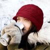 Womens Winter Beanie Hat Warm Knitted Slouchy Wool Hats,a15