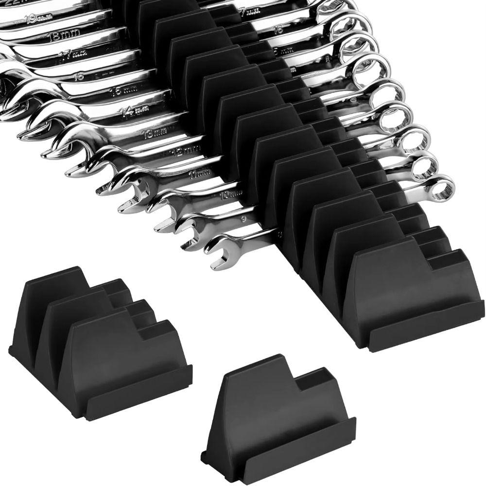 Magnetic Mounting Function Wrench Holder 23 Slot Magnetic Wrench Organizer  Open End Wrenches
