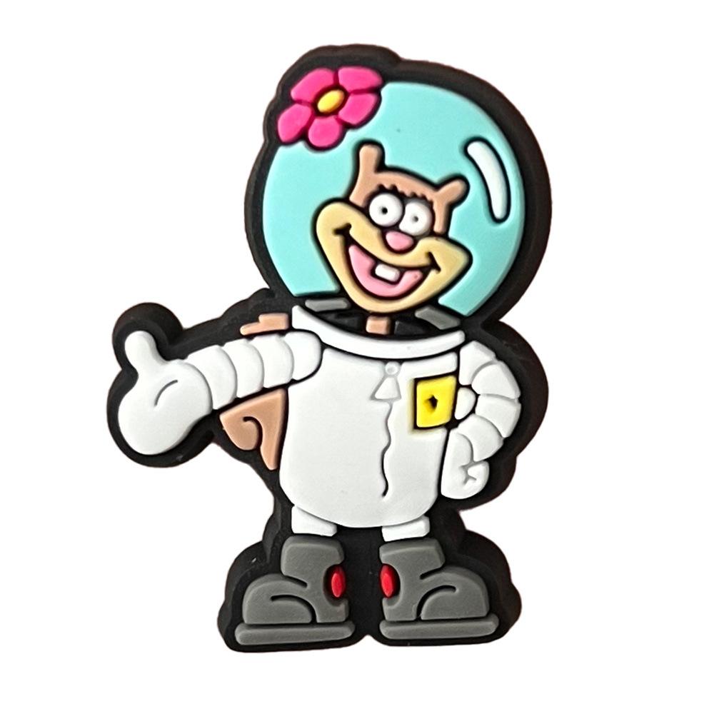 SpongeBob Cute Clog Decorations: Soft PVC Accessories for DIY Shoes