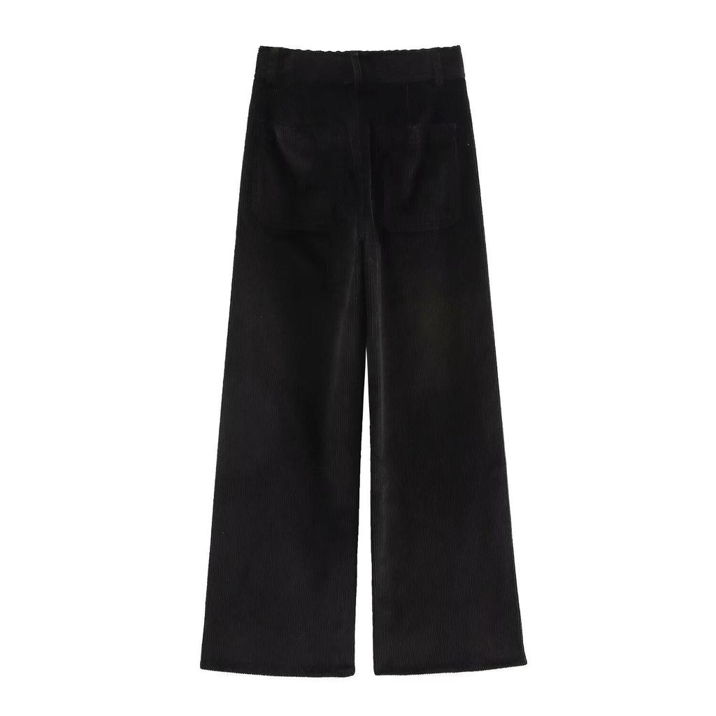 2025 Autumn Women's Versatile Corduroy Jacket & Casual Long Pants Set
