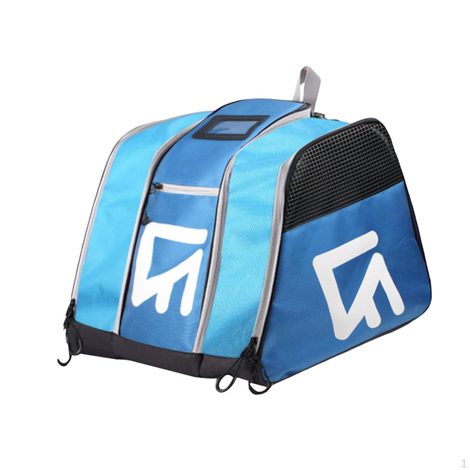 

Сумка для катания на коньках, рюкзак для катания на коньках, многофункциональное хранилище на роликах большой емкости для синий