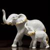 1pairs Creative Modern Elephant Statue Decoration Resin Animal Statue Sculpture Living Room Dining Table Decoration Craft