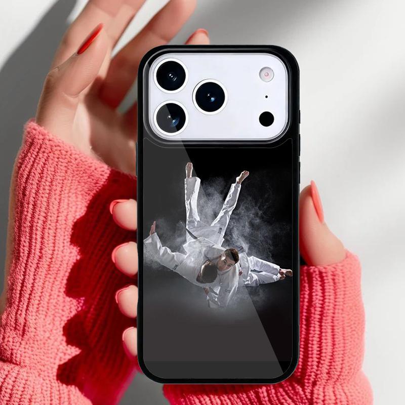 Judo BJJ Jiu Jitsu Handyhülle für iPhone 17 16 15 14 13 Pro Max Rückabdeckung für 12 11 Pro Hülle