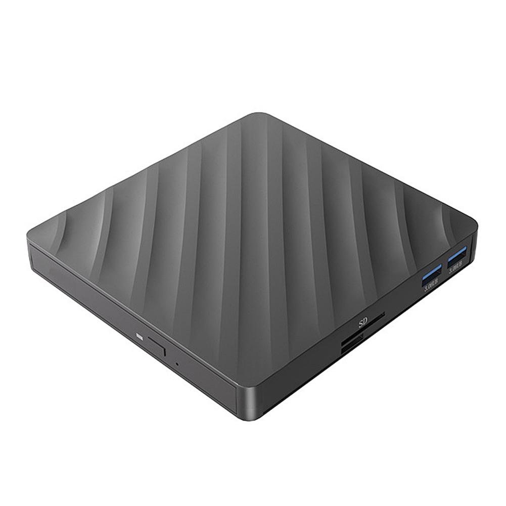 

6 в 1 CD/DVD-плеер USB3.0 Type-C Внешние оптические приводы для Win Mac OS Слоты для карт TF/SD для ноутбуков Настольный ПК Ноутбук