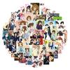 75-Piece Cute Anime Music Girl Sticker Set for Journals & Phones