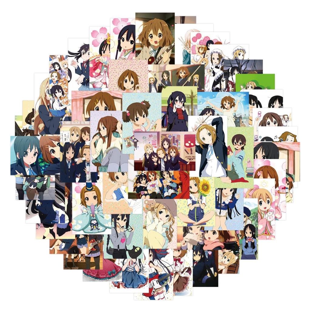 80 Cartoon Anime K-On! Stickers for Journals, DIY, Phones & Laptops