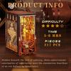 MiniCity DIY Book Nook Kit 3D Miniature House with LED Decoration for Teens and Adults