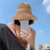 WTEMPO Hollow-out Bow Breathable Wide Brim Foldable Large Hats Party Hats Retro Elegant Summer Beach Sunscreen Hats
