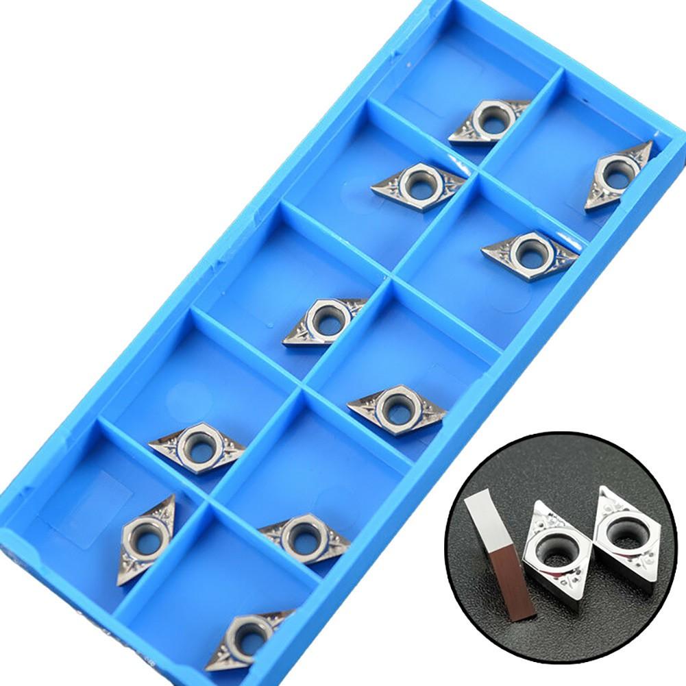

10pcs DCGT070202-AK DCGT21.50.5-AK H01 Carbide Inserts for Aluminum blade